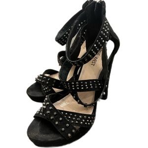 Nine West studded suede Heels